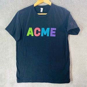 ACME Men Medium Multi Color Short Sleeve T-Shirt